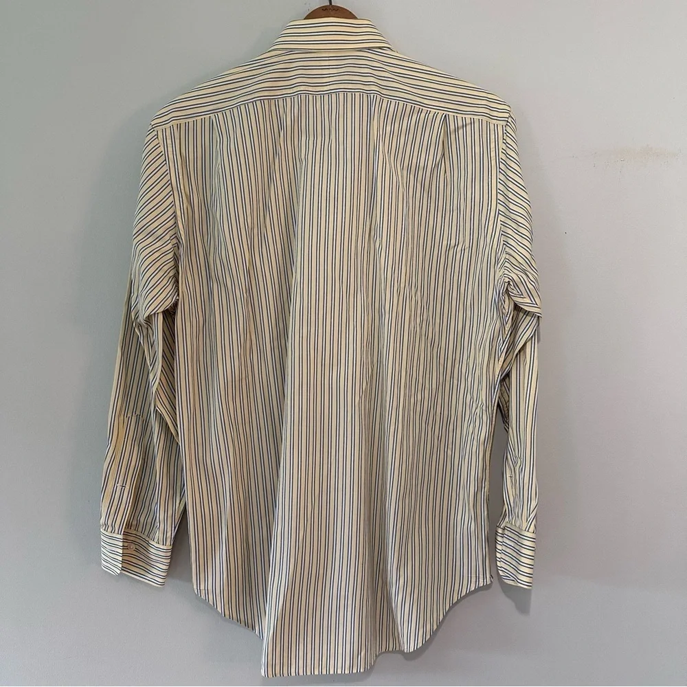 POLO Ralph Lauren Regent Classic Fit Yellow & Blue Striped Button Down Shirt